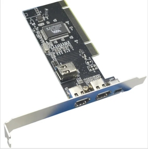 Firewireカード、ロープロファイルブラケットとケーブルを備えたWindows10用PCIe Firewire 800アダプター、3ポート (2x6ピン1x4ピン) IEEE 1394 - Product Image 5