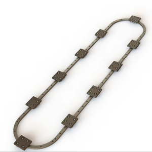 Guía lineal de arco circular Calidad superior y buen precio Riel curvo Guía lineal de arco curvo personalizada Riel en V Curvo