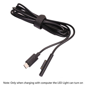 15V or 12V Type C Charging Cable for Surface Pro3 Pro4 Pro5 Pro6 44W 65W 87W PD Wall Charger Pro 3 4 5 6 GO Type C Charging Cord - Product Image 2