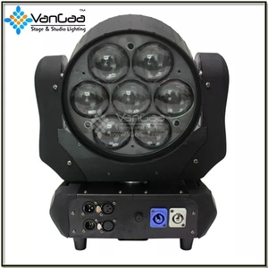 2022新製品7X40W非常に小型で高速で強力なLEDムービングビームズームウォッシュLEDムービングヘッドライトステージライト - Product Image 5