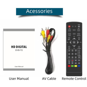 DVB T2 C тюнер FTA цифровой mpg4 Нью-Йорк твердый d2h ТВ-приставка dvb t2 6363 pcb linux пульт дистанционного управления tv smart box - Product Image 6