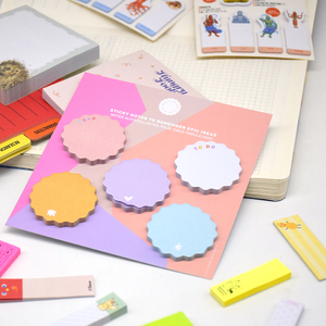 Juegos de notas adhesivas impresas personalizadas de fábrica de China con embalaje de cartón para diarios Escritura Creativa toma de notas - Product Image 1