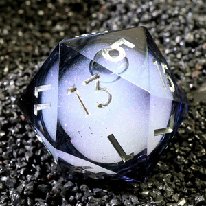 50Mm Chonk D20 Hars Grote Vloeistof Dnd Rpg Dobbelstenen Voor Tafelspel Bord Veelvlakkige Vorm 1e Editie D20 - Product Image 5