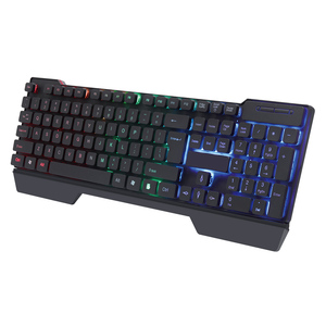 Venta al por mayor 4 en 1 Juego de juegos Colorido LED Auriculares con cable Mousepad Oficina Teclado Ratón para ordenador PC Latop - Product Image 5