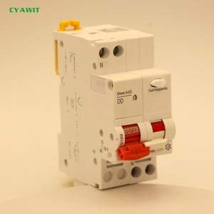 <span class=keywords><strong>Lanxiang</strong></span> 32A 30mA残留電流遮断器 (RCBO) 1ポールVigi EA9DPN-63 ELCB漏れ防止スイッチ用
