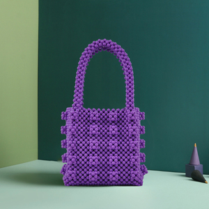 Luxury Wedding Party Korean Cute Pearl <strong>Bags</strong> Purple Purses Handbags