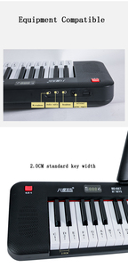 BDMUSIC 61 Tasten Tastatur Klavier tragbares elektronisches Organ Teclados Synthesizer studenten musikalische digitale Tastatur im Verkauf - Product Image 4