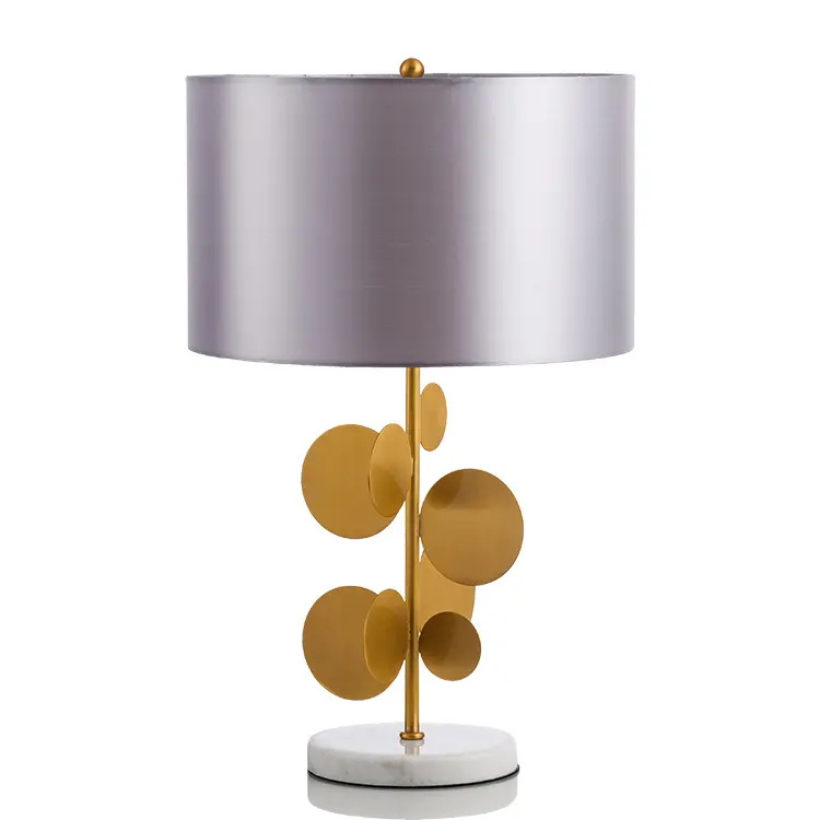 Creatieve Eenvoudige Moderne Woonkamer Studeerkamer Slaapkamer Bedlampje Model Kamer Marmeren Tafel Lamp