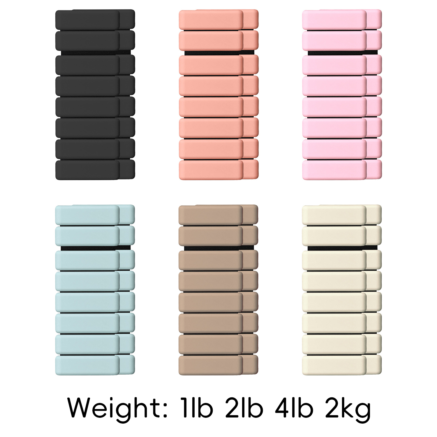 Square weight wristband
