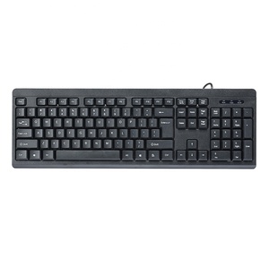 Hot Selling Classic Basic <strong>Keyboard</strong> 104/105 Keys Standard USB Wired Office <strong>Keyboard</strong> Customized Logo Color Packing Layput, K-312U - Product Image 1