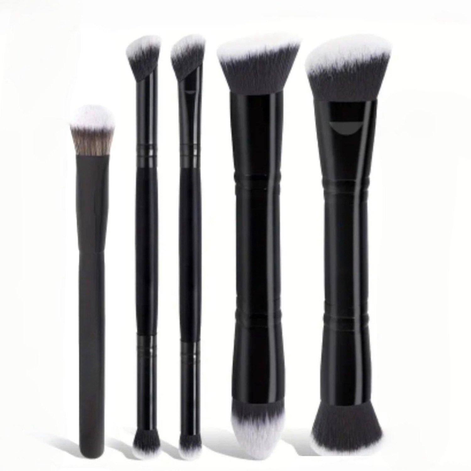 5pcs black brush set