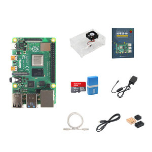 Raspberry Pi 4B Placa base Gigabit Ethernet BT5.0 500MHz VideoCore VI 8GB RAM Kit de placa de desarrollo - Product Image 1