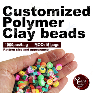 Customized Shape Pattern Polymer <strong>Clay</strong> &amp; Porcelain Beads Loose Beads Made From <strong>Mixed</strong> Colors Ceramic Diverse Color Options - Product Image 2