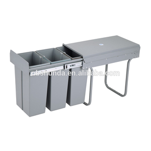Sacar contenedor de residuos integrados armario gabinete de residuos Bin construido en la basura con doble cubo para la basura clasificación - Product Image 3