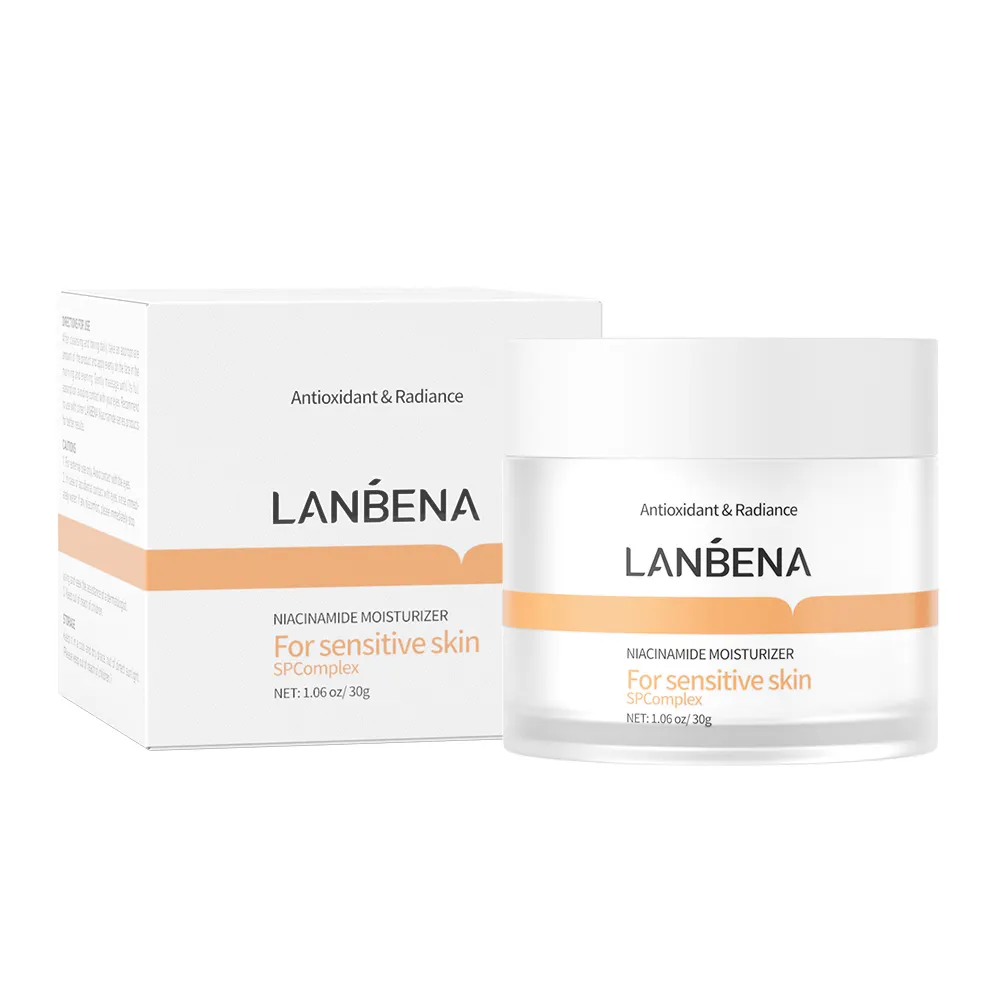 LANBENA japonês mamão arroz branco branqueamento creme facial aloe vera melhores cremes faciais anti-envelhecimento creme facial para pele escura