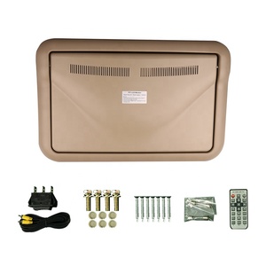 21.5inch Bus Coach Overhead TV Motorized Flip Down Roof Monitor DC24V LCD Full View Angle One Way AV <strong>Input</strong> HD Screen - Product Image 5