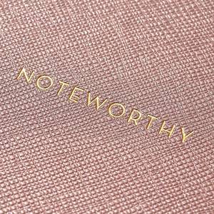 Tapa dura al por mayor cuero de la PU de logotipo en relieve impreso cuaderno con borde de oro glide - Product Image 5