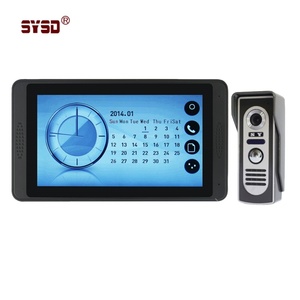 Video HD y grabación de fotos con cable Sistema de teléfono de puerta visual Pantalla táctil Intercomunicador DE SEGURIDAD Control de acceso al hogar para entrada segura - Product Image 1