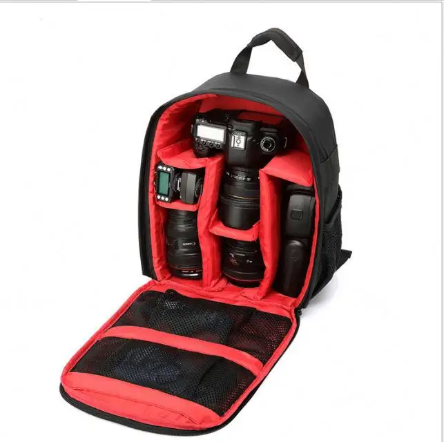 बहु-कार्यात्मक कैमरा बैग वीडियो डिजिटल Nikon के लिए Dslr बैग निविड़ अंधकार आउटडोर कैमरा फोटो बैग मामले/सीए के लिए/Dslr