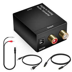 SY RCA Digital a analógico óptico Toslink Adaptador convertidor de Audio Coaxial con Cable óptico 5,1 decodificador Audio Mp3 decodificador Coche - Product Image 2