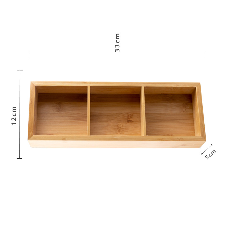Three-compartment fruit box