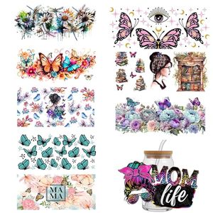 Bán buôn 50000 + Thiết kế chất lượng cao UV dtf Libbey bọc chuyển 40oz 20oz 16oz phim hoạt hình thủy tinh có thể in UV dtf cup kết thúc tốt đẹp - Product Image 5