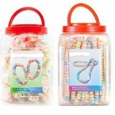 Cartwheel Confections 21g*36 Individually Wrapped Candy Necklaces and 12g*48 Individually Wrapped Candy Bracelets