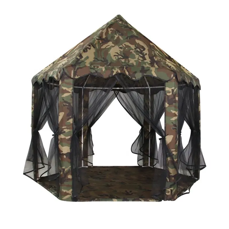 Carpas de camuflaje hexagonales para niños y niñas, juguete infantil superbarato