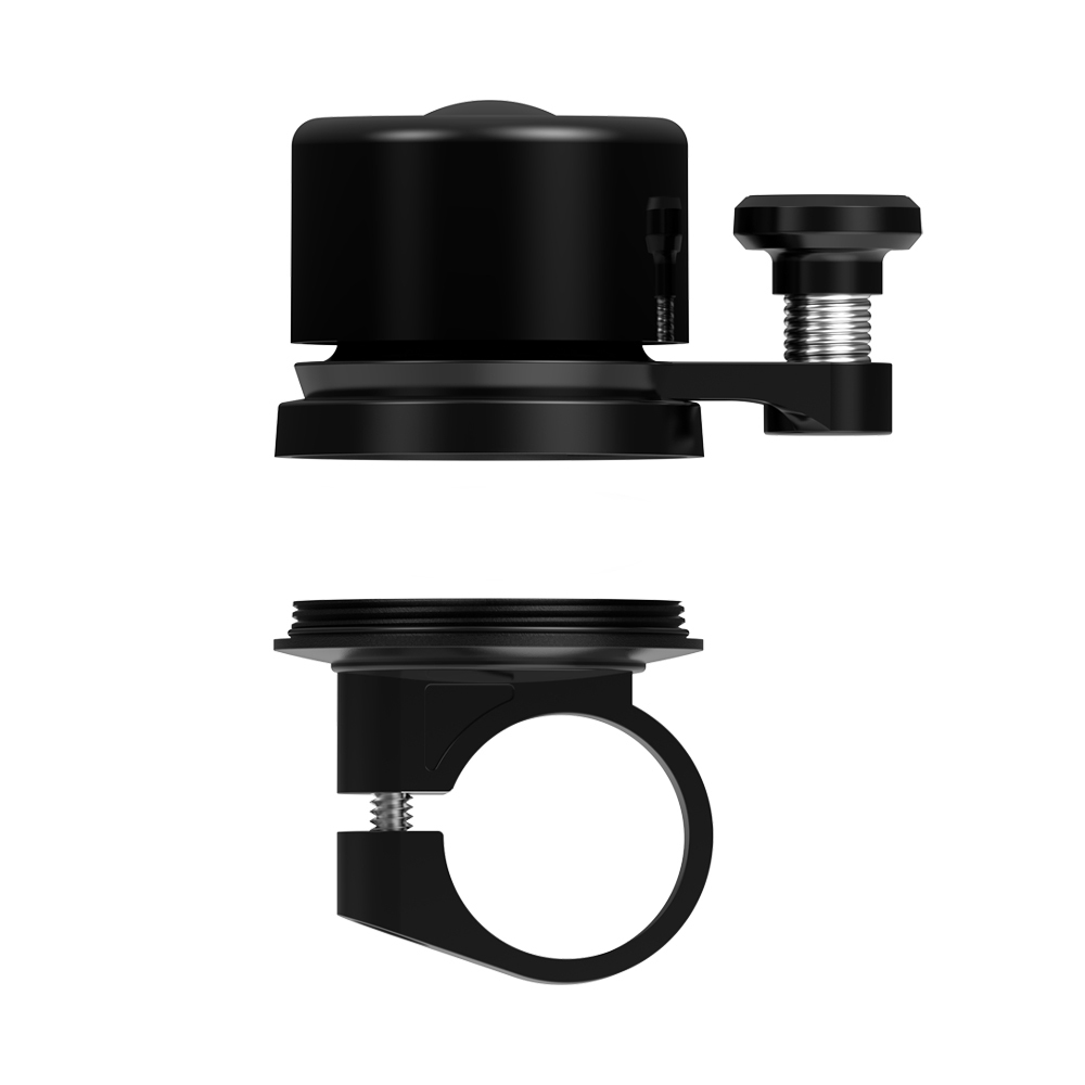 Black Bicycle bell without air tag