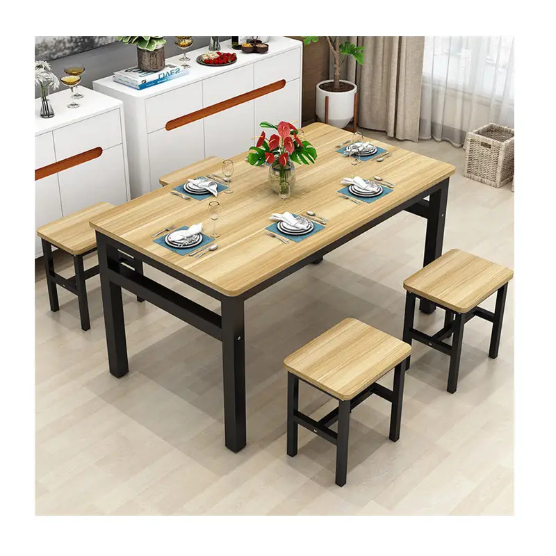 Mesa de comedor Rectangular y pequeña, muebles de escritorio de cocina