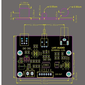 Dir9001 24Bit 96Khz Audio Module Coaxial Optical Fiber <strong>Receiver</strong> with SPdif to I2S <strong>Output</strong> for <strong>Electronic</strong> Products - Product Image 5
