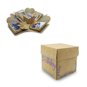 กล่องกระดาษกล่องกระดาษของขวัญป็อปอัพสำหรับโปรยของขวัญวาเลนไทน์ - Product Image 3