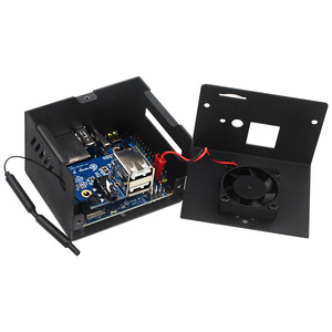 OEM ODM, завод, оранжевый Pi металлический корпус, оранжевый Pi Zero 3, защитный чехол, совместимый с расширительной платой с охлаждающим вентилятором для охлаждения - Product Image 3