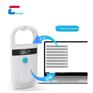 134.2khz taşınabilir kablosuz USB RFID hayvan etiketi okuyucu FDX-B ISO11784/85 RFID Pet mikroçip tarayıcı - Product Image 5