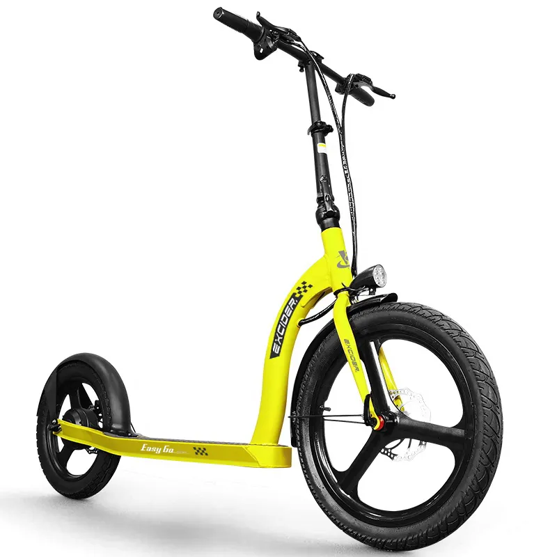 Yetişkin için 2023 yeni tasarım CE e-scooter 36V 350W Adult 20 inç lastik eğlence E Scooter elektrikli katlanabilir scooter elektrikli Scooter