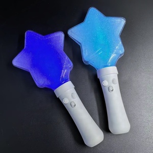 Copra sfera in plastica bastoncini di illuminazione articoli promozionali musica incoraggiante a mano Kpop lampada rotonda <span class=keywords><strong>Flash</strong></span> LED Glow Stick Party
