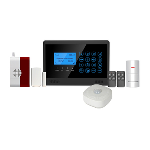 Kit de sistema de alarma de seguridad para el hogar Tuya Smart Life WiFi + 4G GSM con sensores inalámbricos de 433MHz Compatible con Alexa y Google - Product Image 1