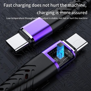 USB C a USB di tipo C 3A cavo di ricarica dati PD cavo veloce in Nylon intrecciato compatibile con l'uso del Computer S10 Note10 - Product Image 5