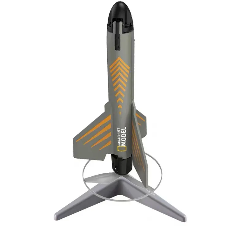 Hot Selling Bambus Libelle Fallschirm Landung Simulation Luft-und Raumfahrt Modell Kinderspiel zeug Electric Flying Rocket