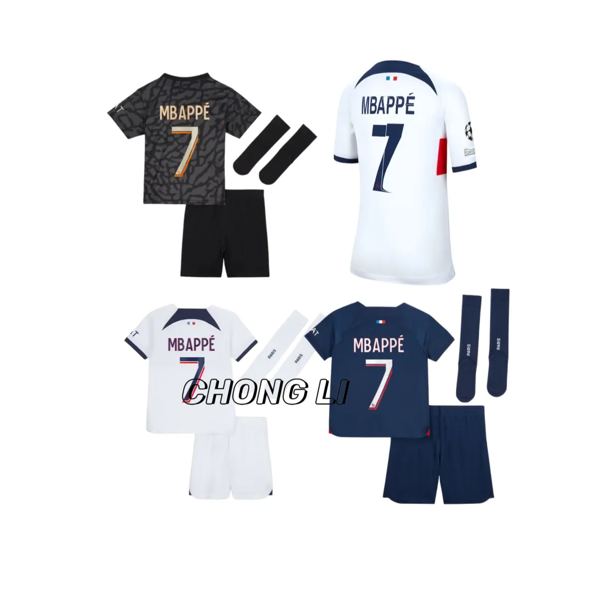 22-23-24new MBAPPE futbol kıyafetleri NEYMAR JR futbol forması Messi jersey paris uzakta t-shirt saint germain futbol forması