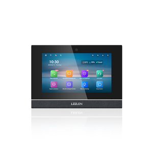 LEELEN videoportero con WiFi de 7 pulgadas pantalla táctil Android WiFi video intercomunicador inalámbrico para múltiples apartamentos - Product Image 1