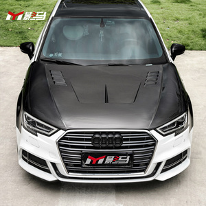 Nouveaux ailes avant en fibre de carbone de style ventilé pour <span class=keywords><strong>Audi</strong></span> S3 A3 <span class=keywords><strong>RS3</strong></span> 8V.5 2015-2020, ailes latérales avant en fibre de carbone - Product Image 5