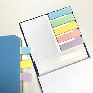 定制办公记事本硬封纸索引集组合带徽标的便签 - Product Image 2