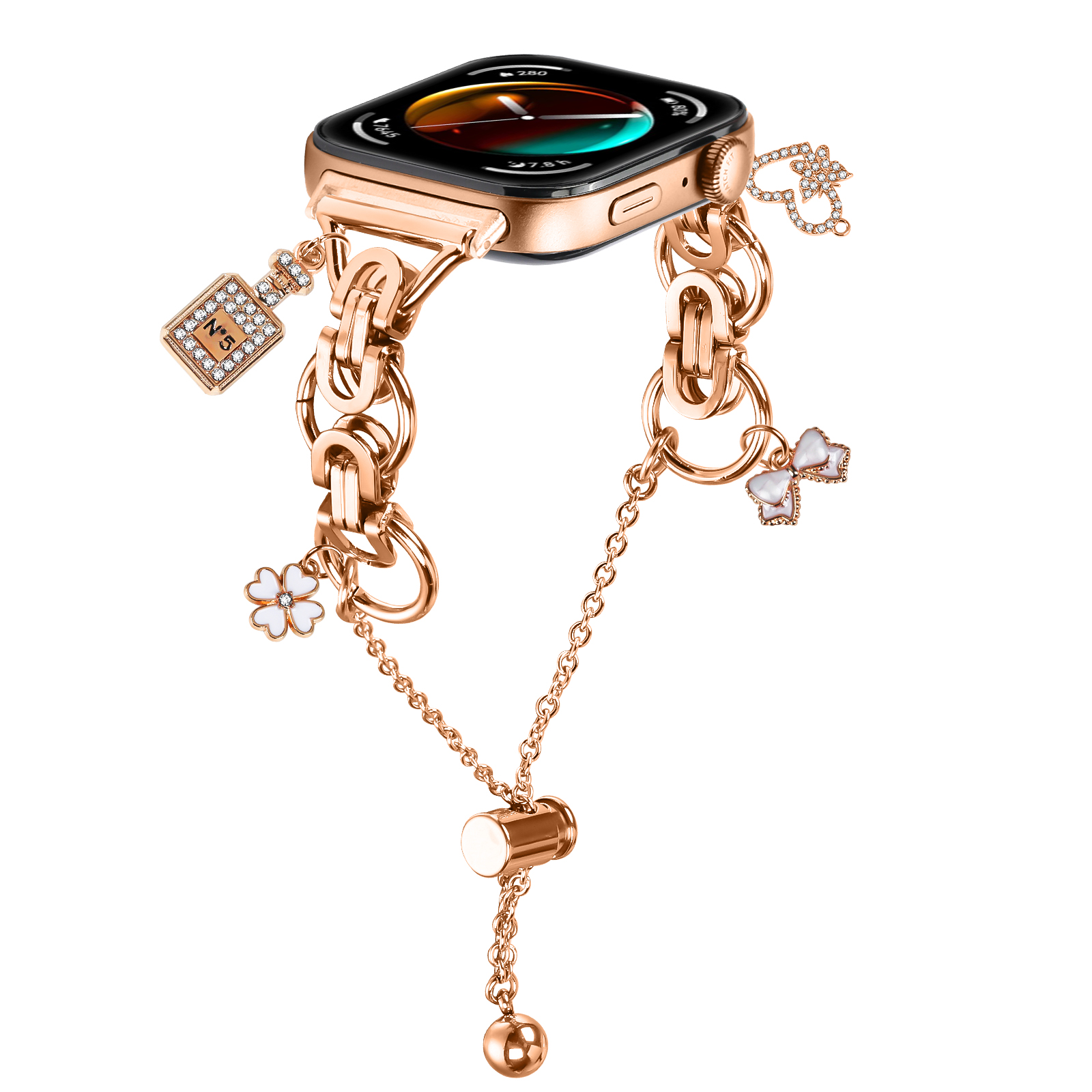 Or rose (style de Noël)