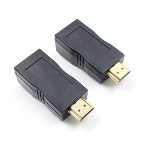 Cat 5e/6 ağ LAN 1.4 üzerinden RJ45 için 4K 3D HDMI Ethernet adaptörü 30M genişletici
