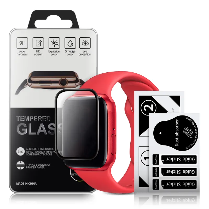 High Quality 3D Anti-scratch Screen Protector Flexible Glass Watch Protector For Apple Watch 6