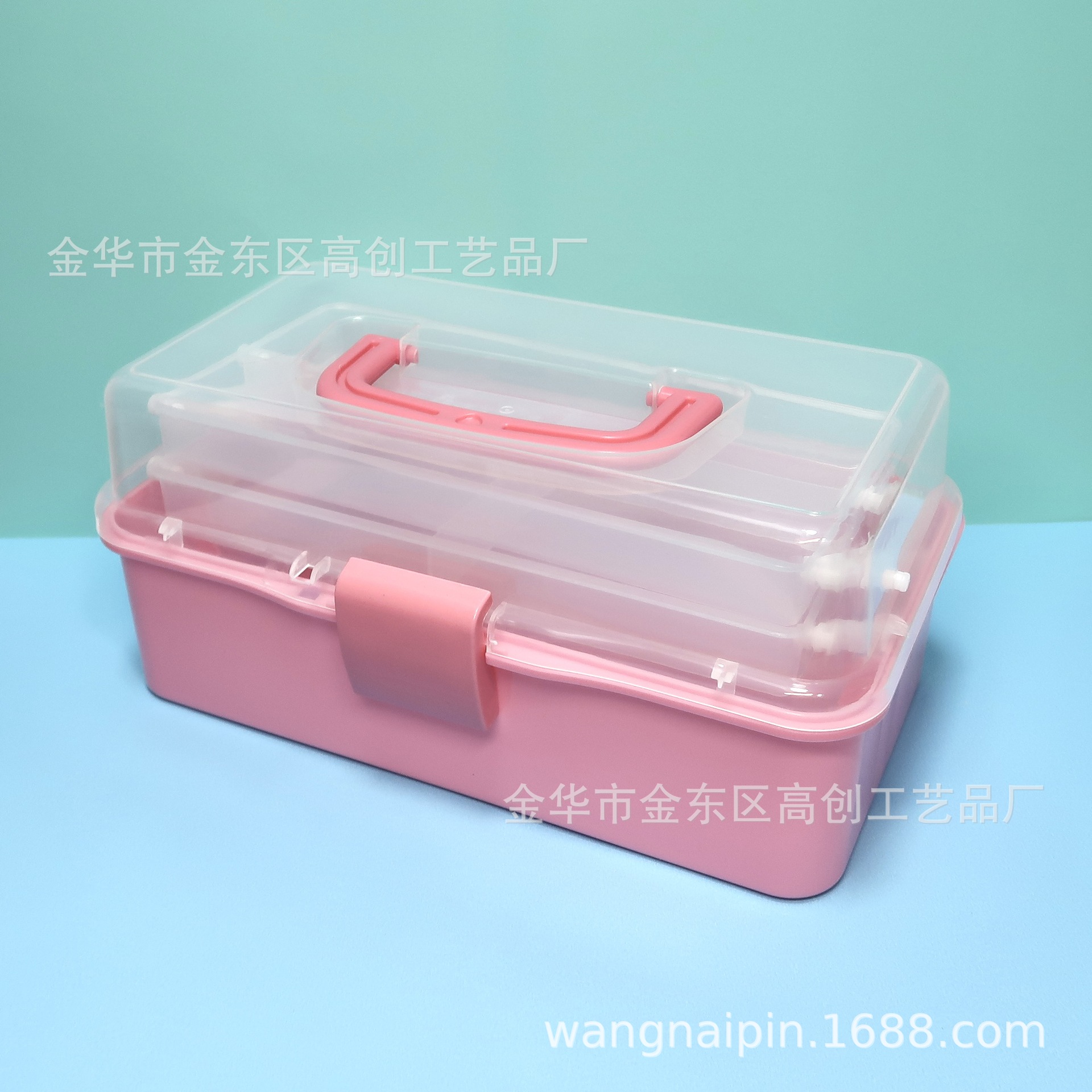 Pink buckle box