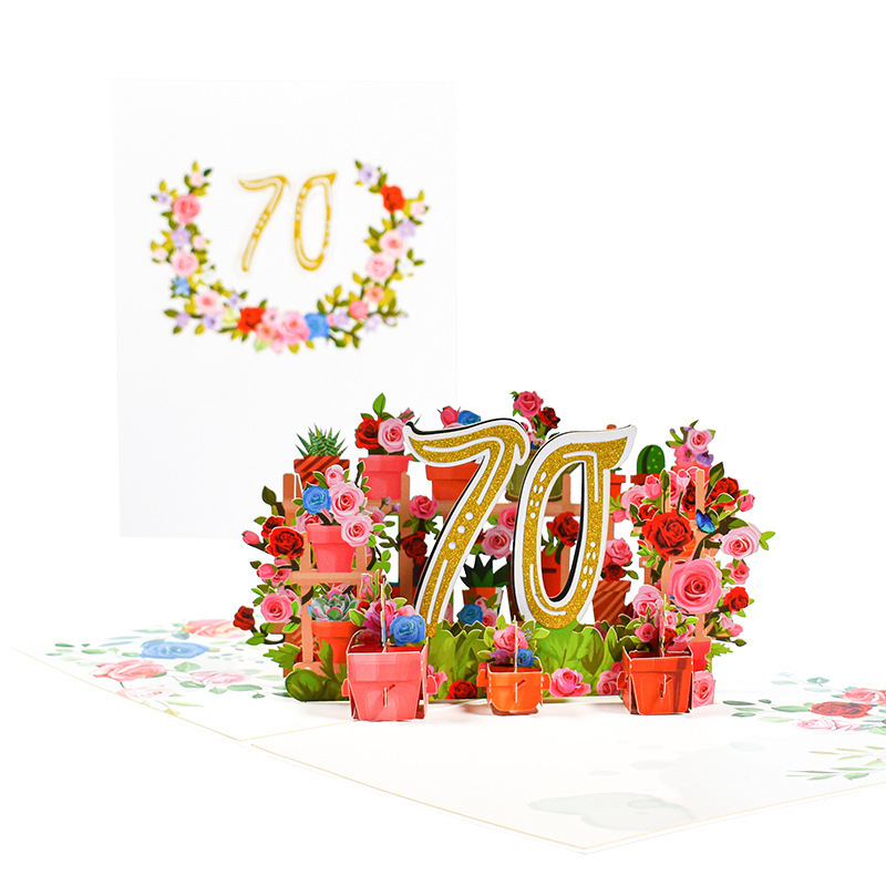 Biglietto Pop-Up per il 70° Anniversario