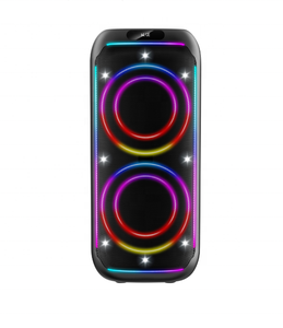 专业音频<span class=keywords><strong>DJ</strong></span>混音器音响系统6.5英寸低有源RGB发光二极管迪斯科音乐扬声器，带低音炮音箱流派