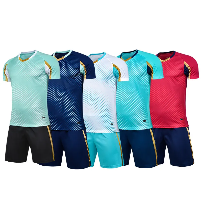 Conjunto de camisetas de fútbol por sublimación para hombre, ropa deportiva personalizada, uniforme de equipo de fútbol